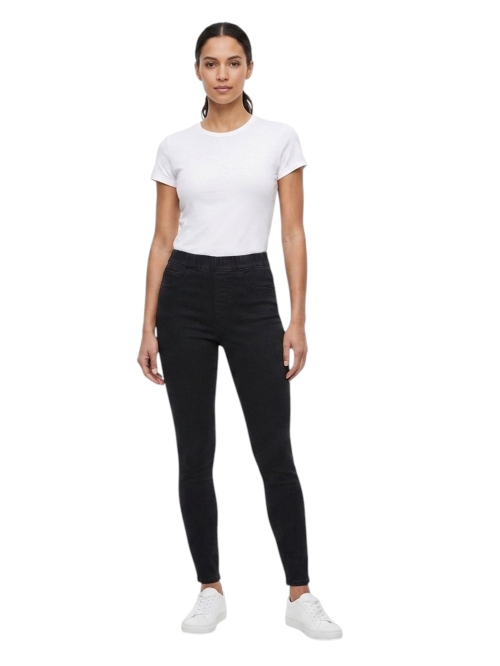 SPANX Black Jean-ish Ankle Legging Pants Style 20018R